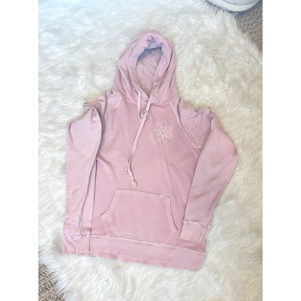 I Stole My Boyfriend’s Shirt Pink Hoodie Daisy Smiley Oversized